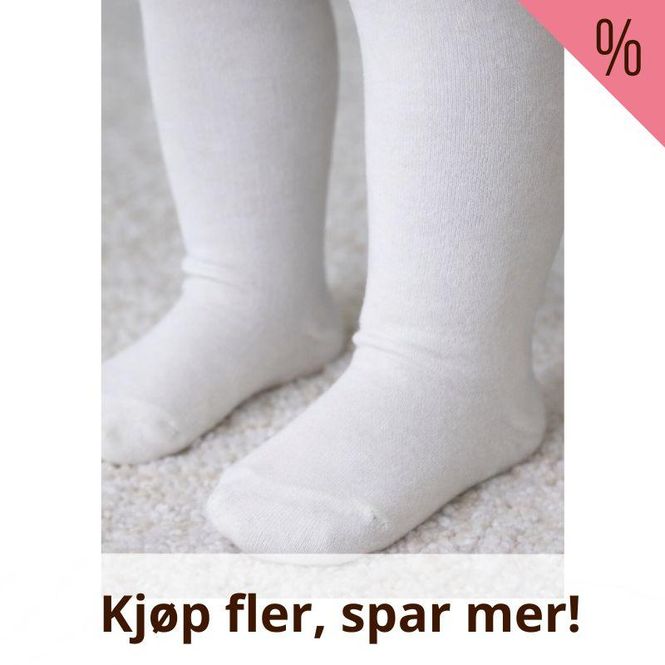 Hovedbilde Need it <3 Strømpebukse i merinoull Hvit