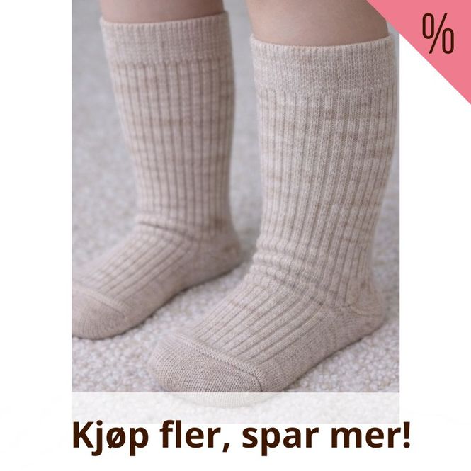 Hovedbilde Need it - Sokker i merinoull Sand