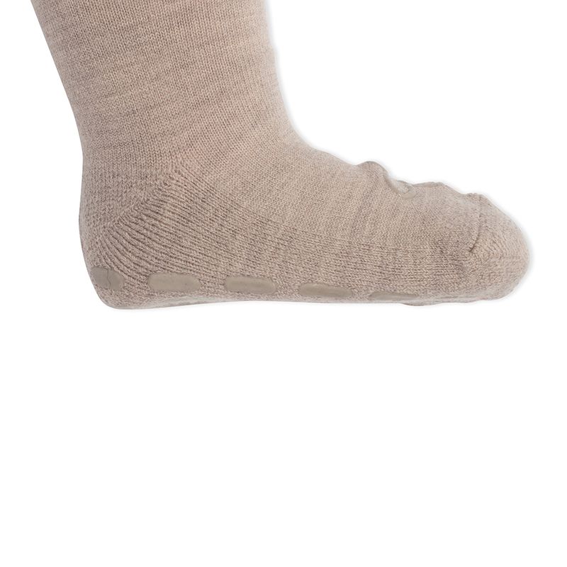 Lillelam - Strømpebukse antiskli i ull Beige